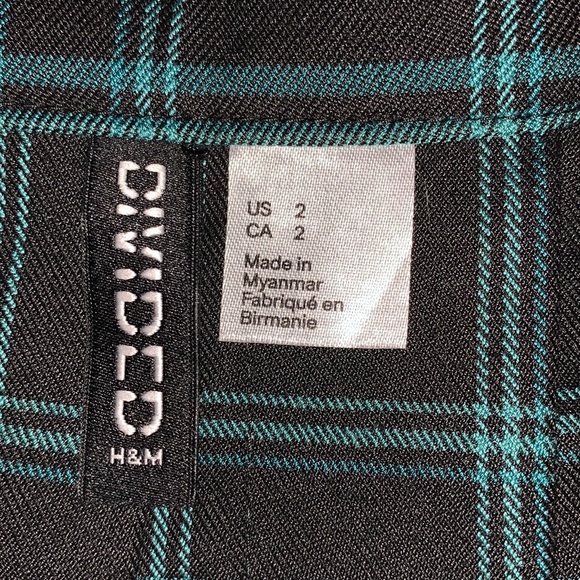 Short plaid/pleated mini skirt - Picture 7 of 10